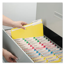 Load image into Gallery viewer, Reinforced Top Tab Colored File Folders, 1-3-cut Tabs, Letter Size, Assorted, 12-pack

