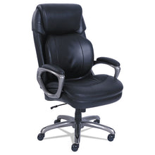 Load image into Gallery viewer, Cosset Big And Tall Executive Chair, Supports Up To 400 Lb, 19&quot; To 22&quot; Seat Height, Black Seat-back, Slate Base
