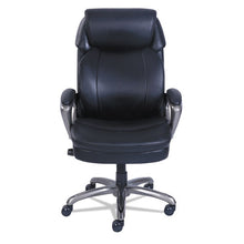 Load image into Gallery viewer, Cosset High-back Executive Chair, Supports Up To 275 Lb, 18.75&quot; To 21.75&quot; Seat Height, Black Seat-back, Slate Base
