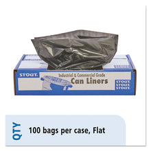Load image into Gallery viewer, Total Recycled Content Plastic Trash Bags, 33 Gal, 1.5 Mil, 33&quot; X 40&quot;, Brown-black, 100-carton
