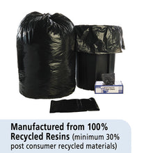 Load image into Gallery viewer, Total Recycled Content Plastic Trash Bags, 60 Gal, 1.5 Mil, 36&quot; X 58&quot;, Brown-black, 100-carton
