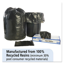Load image into Gallery viewer, Total Recycled Content Plastic Trash Bags, 60 Gal, 1.5 Mil, 38&quot; X 60&quot;, Brown-black, 100-carton
