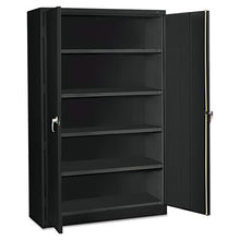 Load image into Gallery viewer, Assembled Jumbo Steel Storage Cabinet, 48w X 18d X 78h, Black

