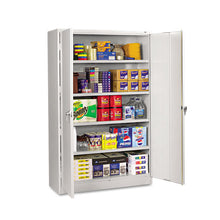 Load image into Gallery viewer, Assembled Jumbo Steel Storage Cabinet, 48w X 18d X 78h, Light Gray
