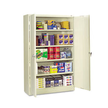 Load image into Gallery viewer, Assembled Jumbo Steel Storage Cabinet, 48w X 18d X 78h, Putty
