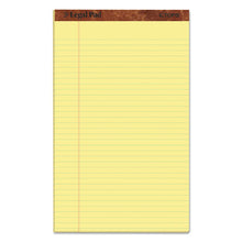 Load image into Gallery viewer, &quot;the Legal Pad&quot; Perforated Pads, Wide-legal Rule, 8.5 X 14, Canary, 50 Sheets, Dozen
