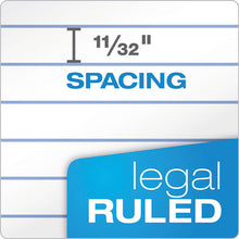 Load image into Gallery viewer, &quot;the Legal Pad&quot; Perforated Pads, Wide-legal Rule, 8.5 X 14, White, 50 Sheets, Dozen
