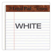 Load image into Gallery viewer, &quot;the Legal Pad&quot; Perforated Pads, Wide-legal Rule, 8.5 X 14, White, 50 Sheets, Dozen
