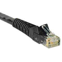 Load image into Gallery viewer, Cat6 Gigabit Snagless Molded Patch Cable, Rj45 (m-m), 1 Ft., Black
