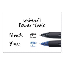 Load image into Gallery viewer, Power Tank Rt Ballpoint Pen, Retractable, Bold 1 Mm, Black Ink, Smoke-black Barrel, Dozen
