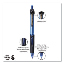 Load image into Gallery viewer, Power Tank Rt Ballpoint Pen, Retractable, Bold 1 Mm, Blue Ink, Translucent Blue Barrel, Dozen

