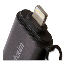 Load image into Gallery viewer, Store &#39;n&#39; Go Dual Usb 3.0 Flash Drive For Apple Lightning Devices, 32 Gb, Graphite
