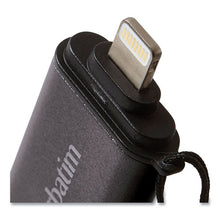 Load image into Gallery viewer, Store &#39;n&#39; Go Dual Usb 3.0 Flash Drive For Apple Lightning Devices, 64 Gb, Graphite
