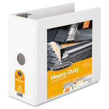 Load image into Gallery viewer, Heavy-duty D-ring View Binder With Extra-durable Hinge, 3 Rings, 5&quot; Capacity, 11 X 8.5, White

