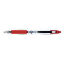 Load image into Gallery viewer, Z-grip Max Ballpoint Pen, Retractable, Medium 1 Mm, Red Ink, Silver Barrel, Dozen
